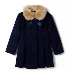 Janie and Jack | Faux Fur Collar Coat